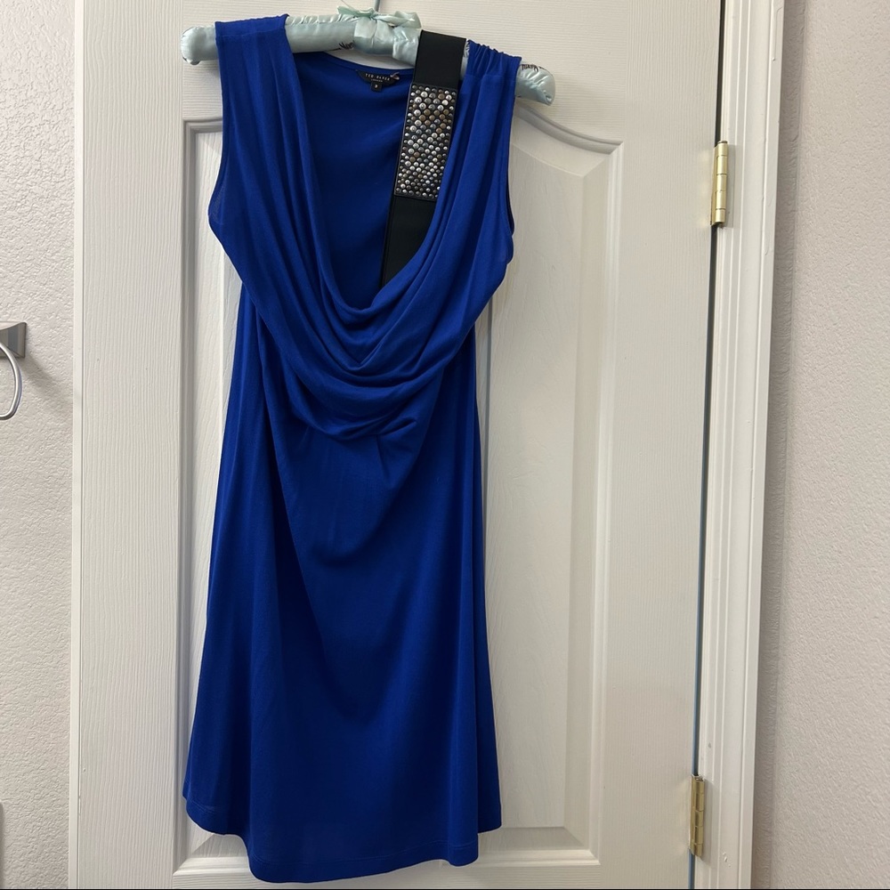 Ted Baker Sleeveless Dress with Belt